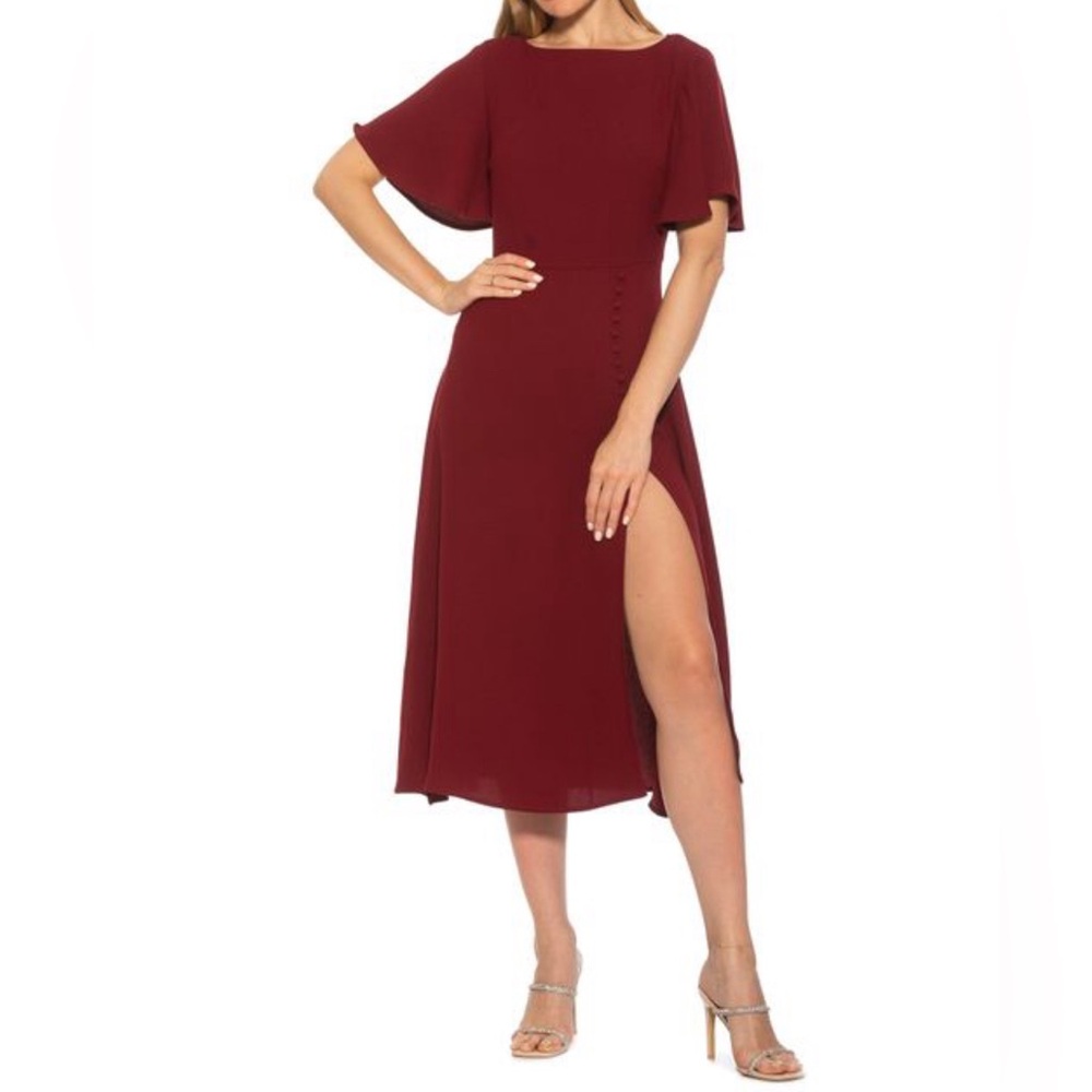 Alexia Admor Size 10 Maroon Dress | Never Worn